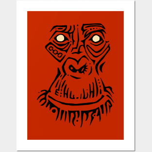 the wise ape Posters and Art